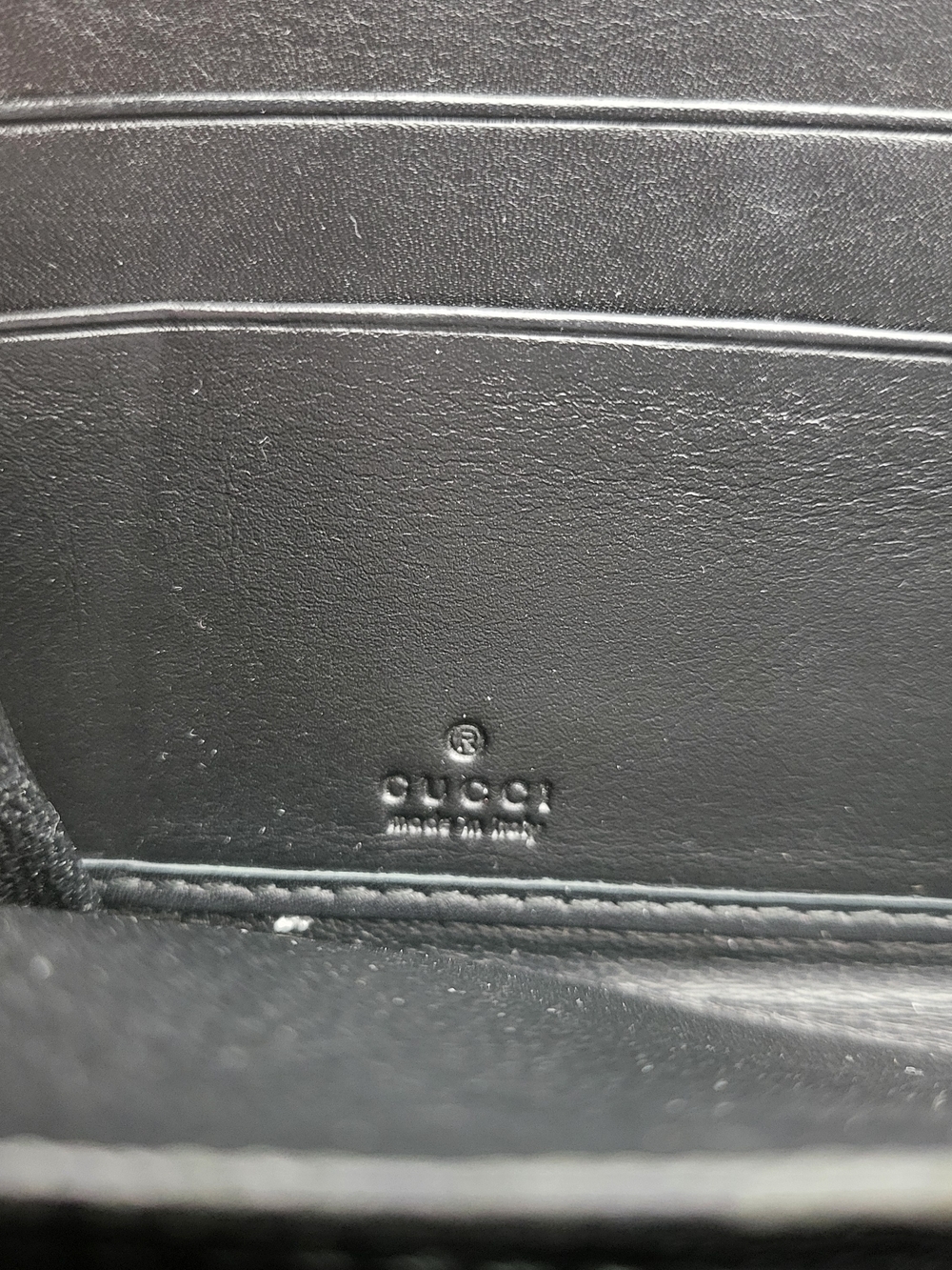 Gucci Gray Python Bamboo Zip Around Long Wallet, Authentic !! - Picture 7 of 15